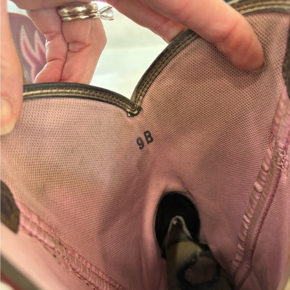 Ariat Women's Delilah Brown and Burgundy Western Boots - Picture 5 of 7